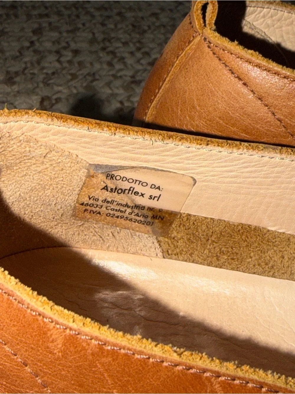 Huckberry Astorflex Wakeflex Patnoflex Casual Tan Leather Slip On Shoe Size 42 9